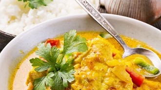 Curry rybne z serkiem