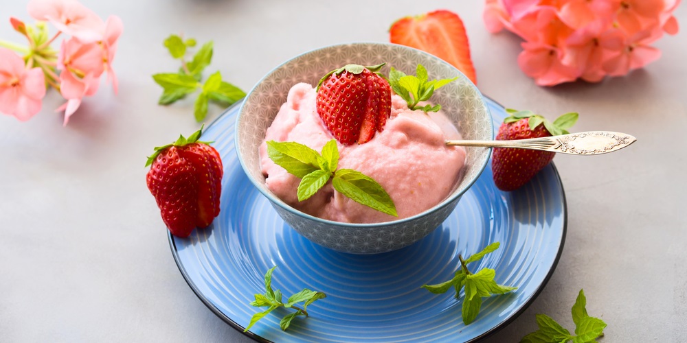 Herbaciane lody idealne na upalne dni