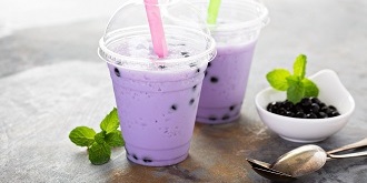 Poppularny napój bubble tea