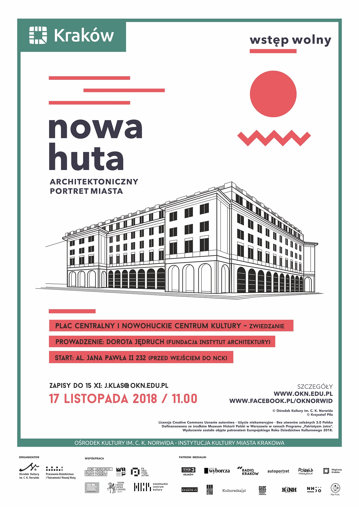 Nowej Huty poleca się w listopadzie